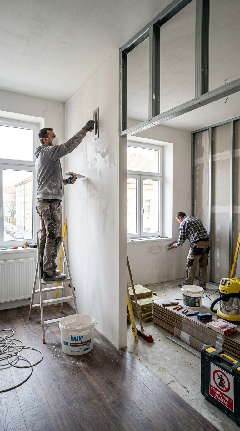 Rekonstrukce a interiérové práce